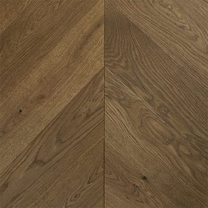 3LP 1S OAK CHEVRON 45 CORSE NATURAL BROWN MATT LACQUERED BRUSHED 4Vm T&G