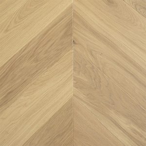 3LP 1S OAK CHEVRON 45 LANGUEDOC NATURAL WHITE LIGHT MATT LACQUERED BRUSHED 4Vm T&G